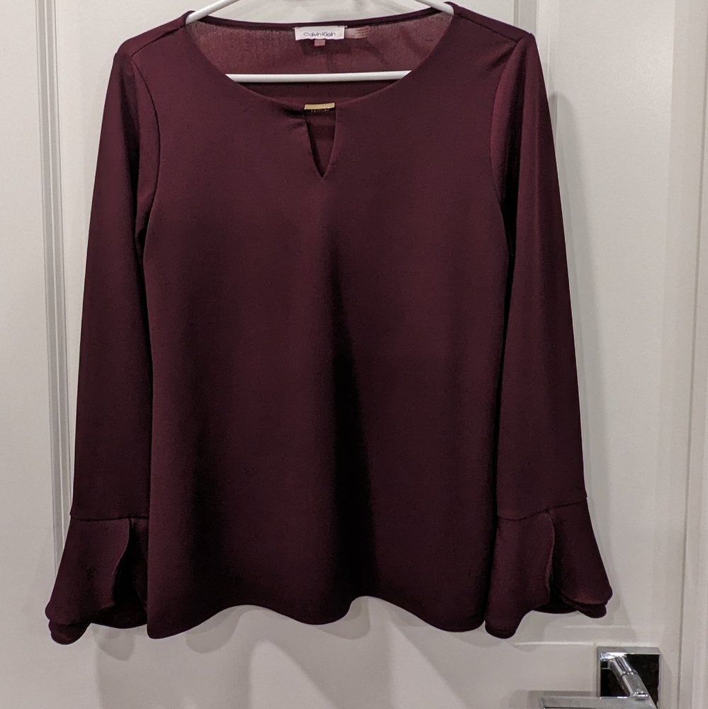 Calvin Klein purple blouse